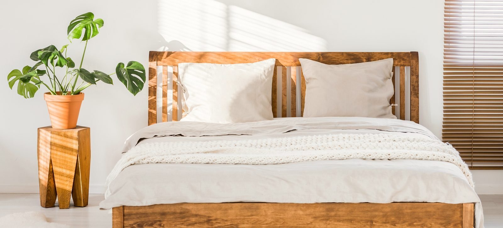 A serene, light-filled bedroom